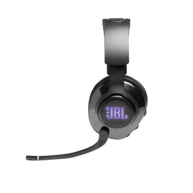 JBL Quantum 400 - Black - USB over-ear PC gaming headset with game-chat dial - Detailshot 5 image number null